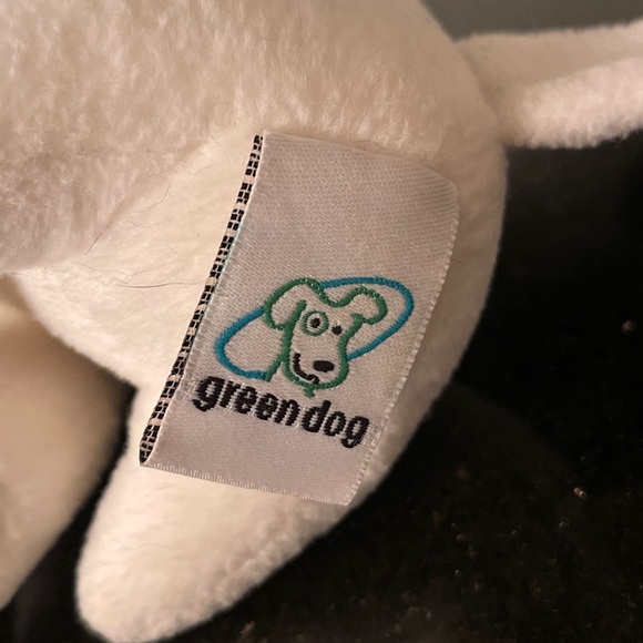 Macy's “Green Dog” Brand Mascot with Tush Tags 7” VINTAGE Plush very rare! - Picture 9 of 10